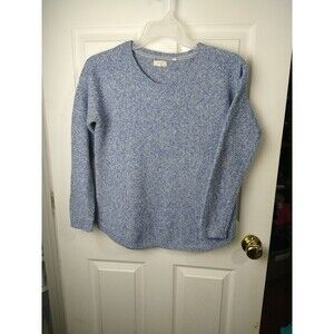 Fat Face Blue Heather Crew Neck Pullover Sweater. Size 10